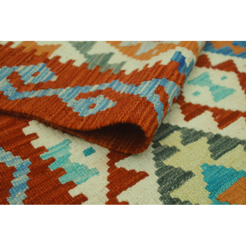 Bobbee Wool Geometric Indoor Rug
