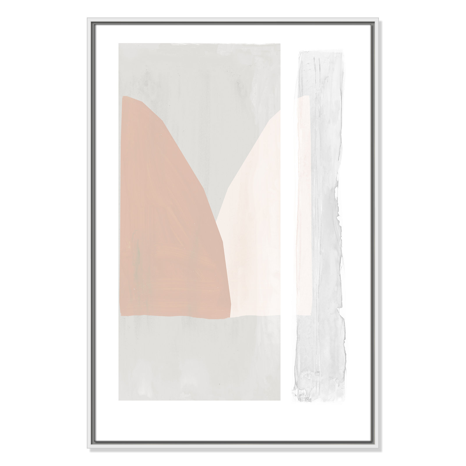 Soft and Light - Painting Print, White Framed Canvas, 37.5" H x 25.5" W x 2" D