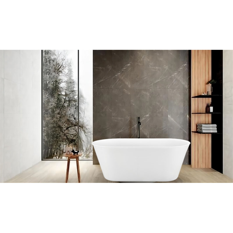 59'' x 28.4'' Soaking Acrylic Bathtub