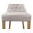 Didcot 19 " H Tufted Genuine Leather Upholstered Acacia Solid Wood Side Chair