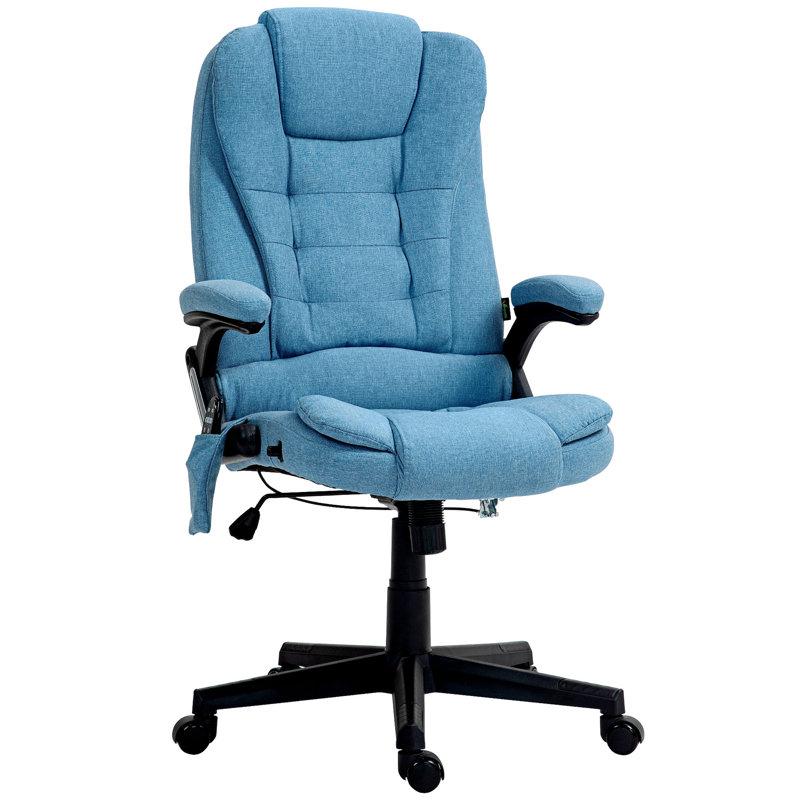 Milenija Office Chair, Light Blue Velvet