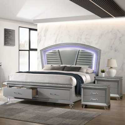 Belliveau Solid Wood Piece Bedroom Set