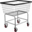Chariot à linge autoportant en métal avec roulettes