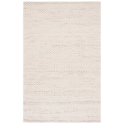 Tapis beige en laine et en coton tissé à la main Laureldale