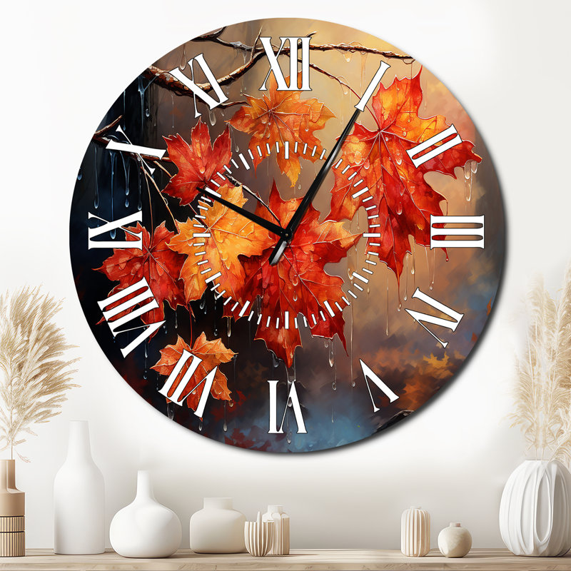 Horloge murale Canada Canada, Surdimensionné