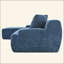 Grand canapé modulaire moderne en forme de L pour salon, chambre à coucher, salon, combinaison libre 2 pièces, style simplifié-1219295019