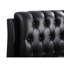 Lit double contemporain noir élégant - 48 po de hauteur x 57 po de largeur et 83 po de profondeur, pour une utilisation quotidienne, noir élégant, design minimaliste, assemblage requis avec une structure de style moderne 48h 57 'x 83', tous les jours