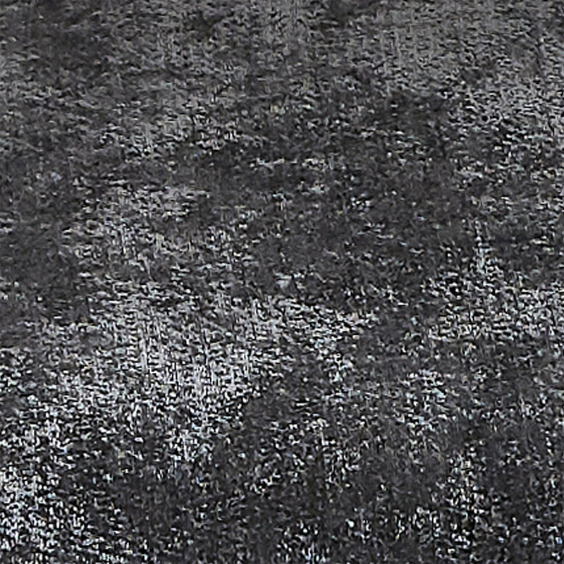 Canapé en chenille moderne avec nuage (avec repose-pieds seulement), Noir