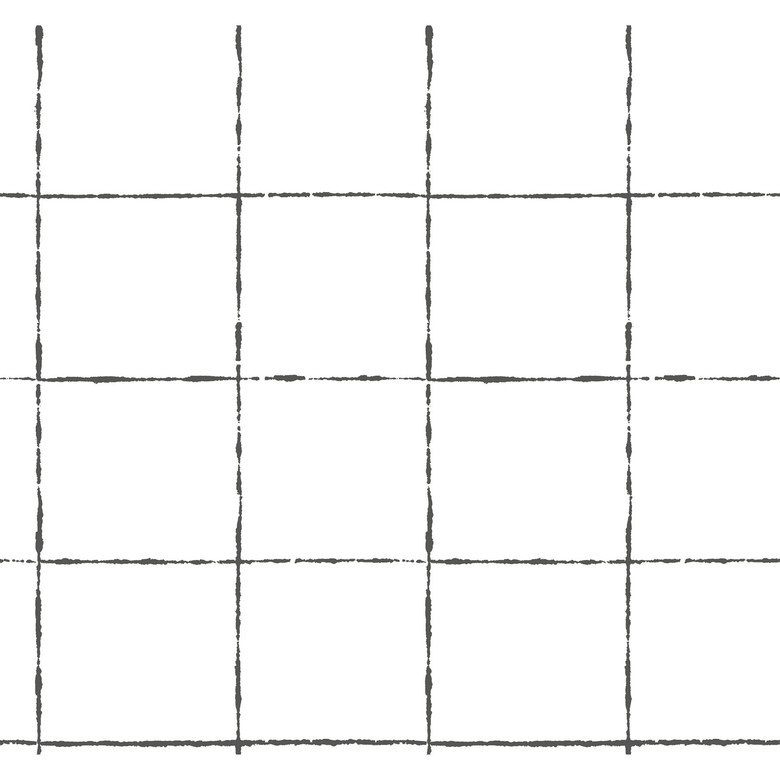 Plaid Wallpaper Double Roll, Black