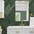 Gothic Crest 5-5/8 in. x 7-7/8 in. Porcelain Floor and Wall Tile-135978036