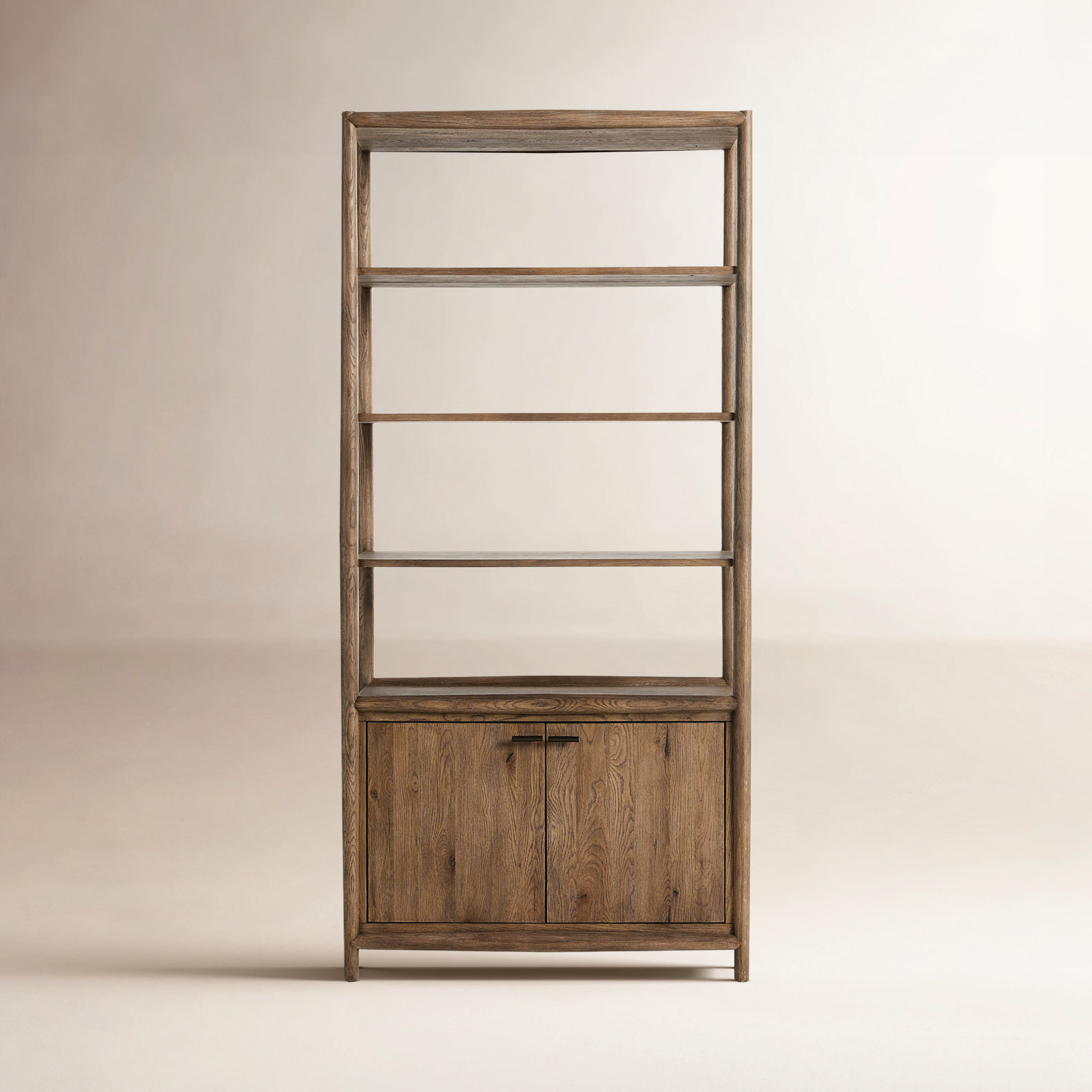Cayenne Standard Bookcase, Weathered Oak