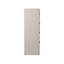 Commode haute Tely, 4 tiroirs, blanc campagne moderne stratifié
