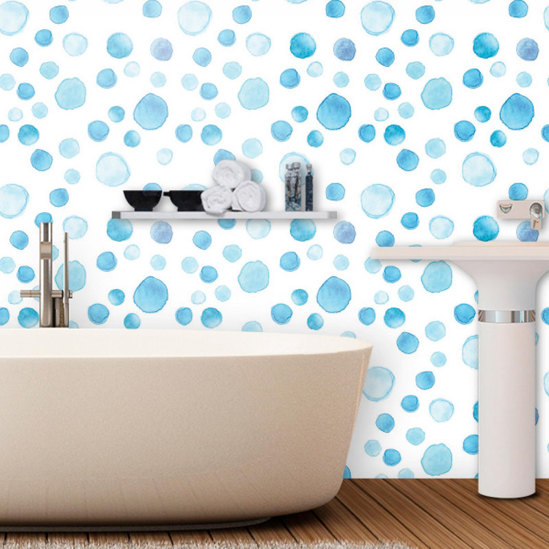 Darshan Peel & Stick Geometric Tile, 102" L x 24" W