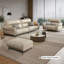 Coussin de canapé modulaire en cuir véritable kaki-942291230-942291232