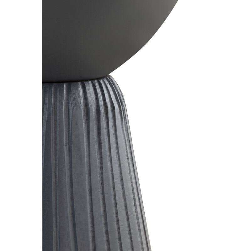 Cheridwen Marble Top End Table, Gray