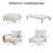 Yanali 5-Piece Aluminum Patio Conversation Set