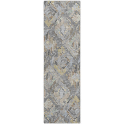 Premium Machine Washable Elize AMF1326 Diamonds Rug