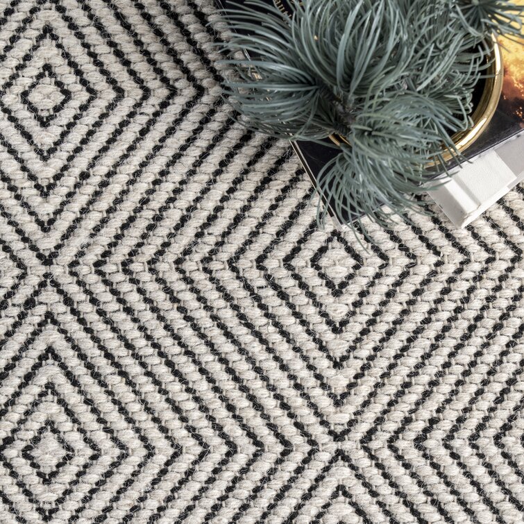 Asao Bordered Gold/Black Indoor/Outdoor Area Rug Wade Logan Pattern: Geometric, Rug Size: Rectangle 8' x 10