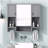 35'' x 28'' Wall Mounted Bathroom Storage Cabinet with Mirror-1703747149