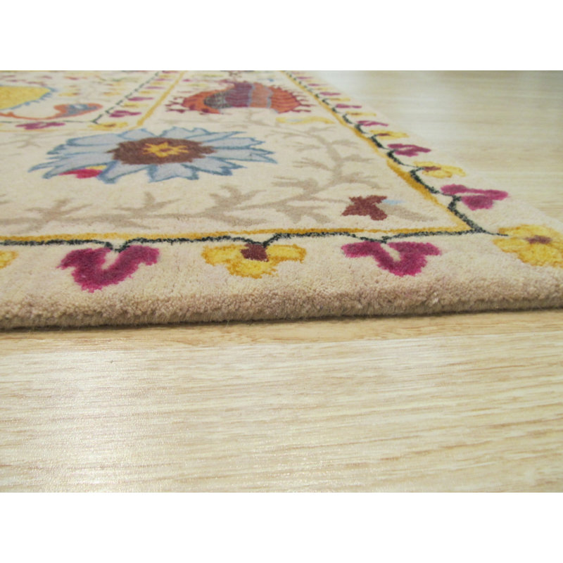 Hand Tufted Wool Area Rug, 8' x 10'