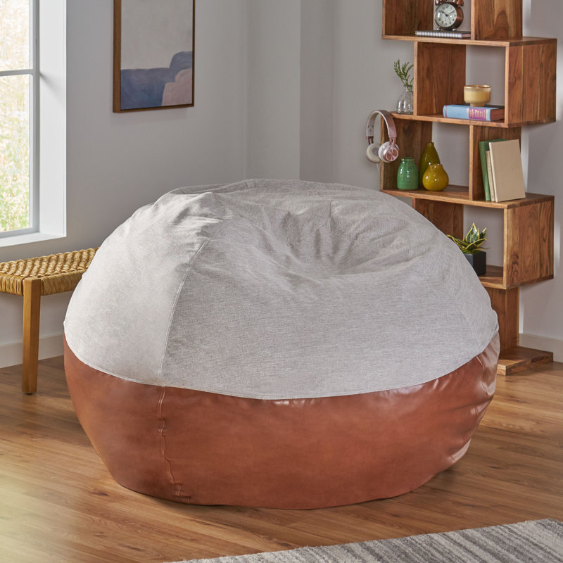 Richland Polyester Classic Bean Bag, Light Gray Polyester