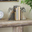 Serre-livres décoratifs en verre avec base pyramidale