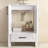 24" Modern Free Standing Single Bathroom Vanity with Ceramic Top-219210282-219210283