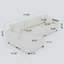 Canapé modulaire en L Deitz avec rangement caché et coussins Deitz-123292677-114499579