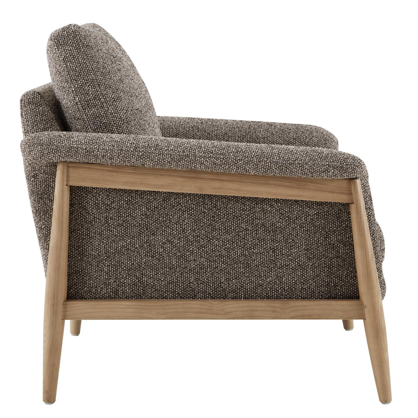 Minetta Armchair, Gellar Earth Tweed