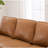 Mignotte 73" Wide Reversible Chaise Sectional Sofa, Faux Leather L-Shaped Couch with Wood Legs-114775779