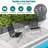 Devanie 2 - Person Patio Conversation Set
