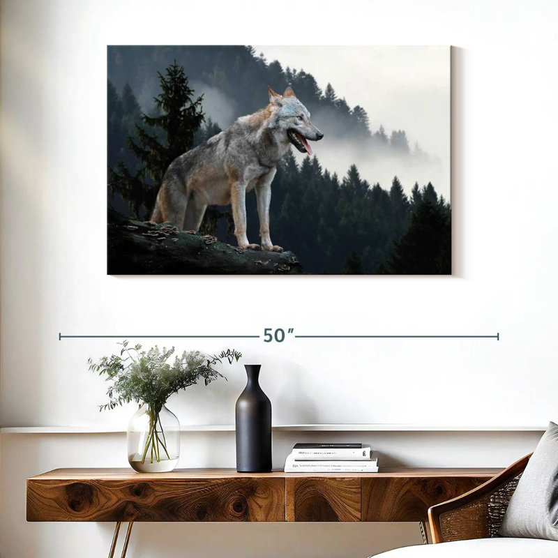 Brampt Timber Wolf, 26'' H x 39'' W