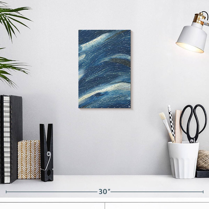 Avery Amagansett Blues Abstract I, H 12 po x l 8 po