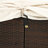 Derrel 55.5'' Wide U-Shaped Wicker Patio Daybed with Cushions-1766105553