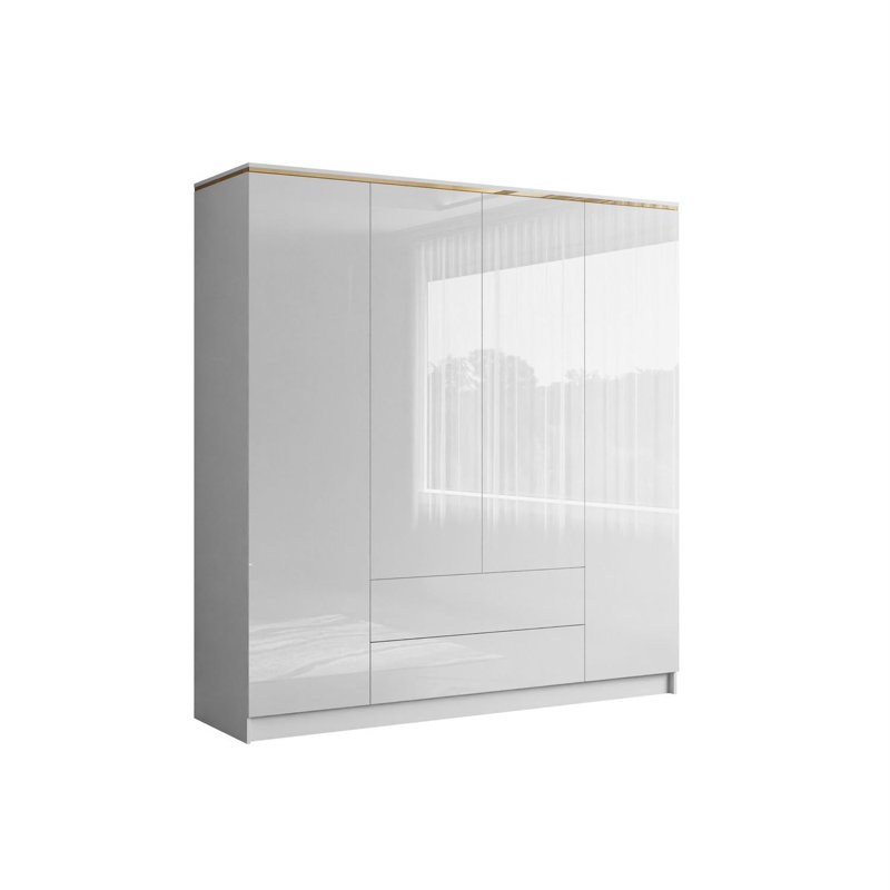 4 Door Manufactured Wood Wardrobe