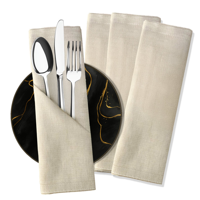 Linen Square Napkin, Natural