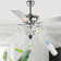 52" Engebretson 5 - Blade Crystal Ceiling Fan with Remote Control and Light Kit Included