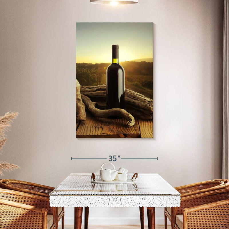 Yarlin Vineyard Red Wine, 48" H x 32" W