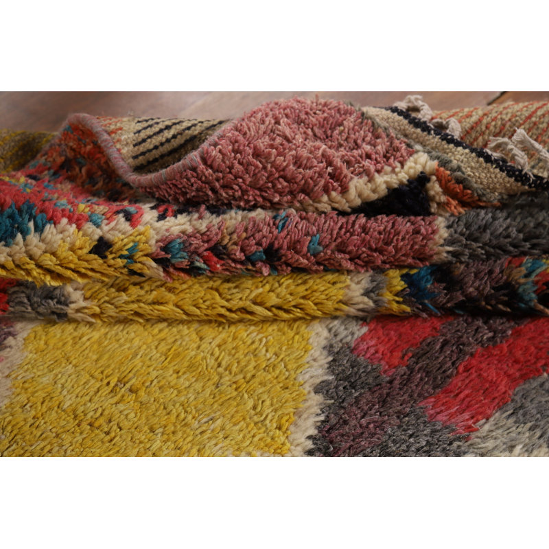 Tapis multicolore unique 9 pi 6 po x 6 pi One-of-a-Kind