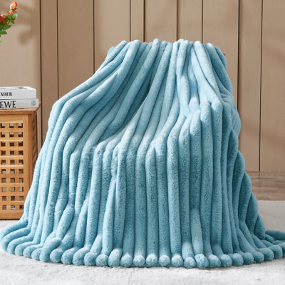 Coussin en fausse fourrure pour lit simple 3DC Newplosplay