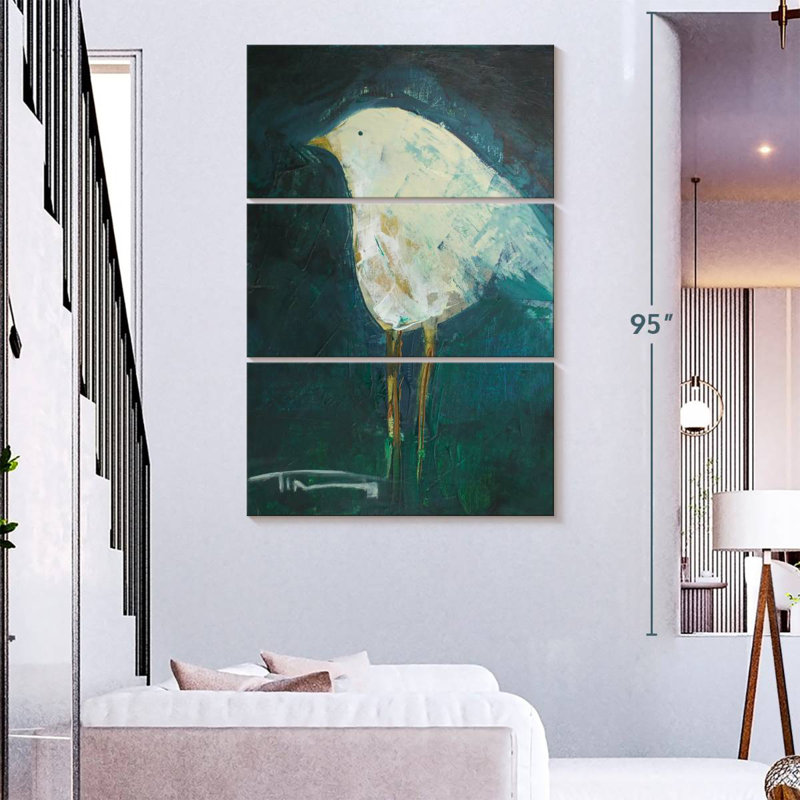 Brampt Waiting Bird, 74" H x 48" W