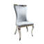 Chaise d'appoint 2 pièces à finition argentée-1132819991-1132819993
