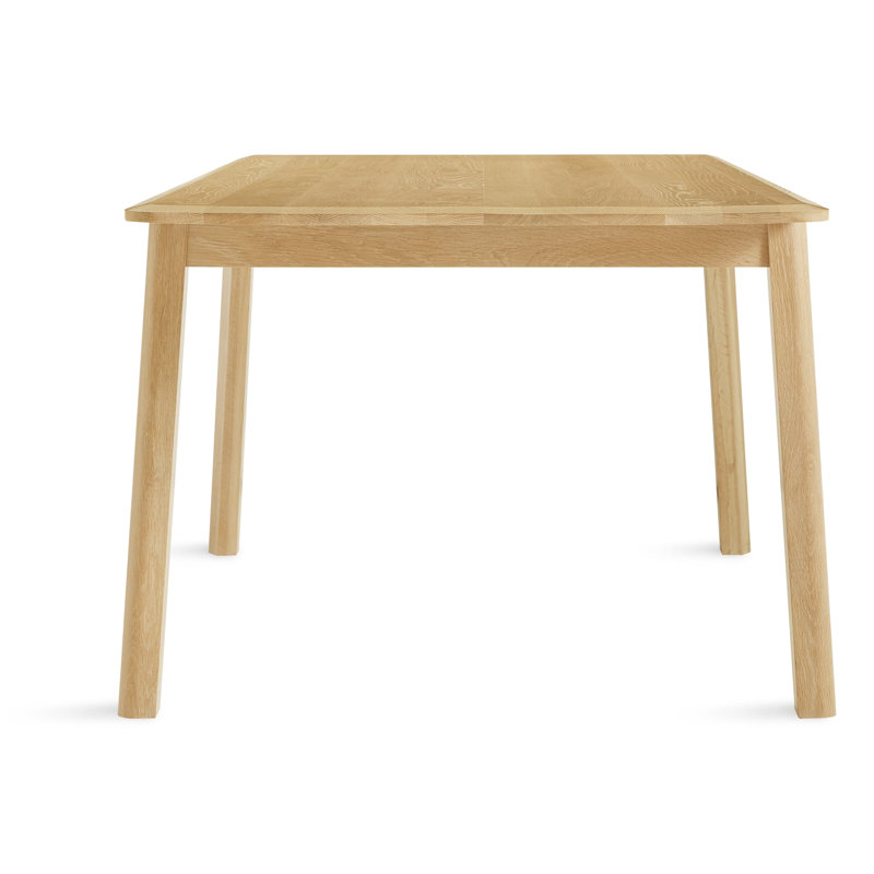 Keeps Solid Wood Dining Table, White Oak, 38" W x 77" L