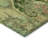 Machine Washable Indoor/Outdoor Xhevrie Green Rug-202933494