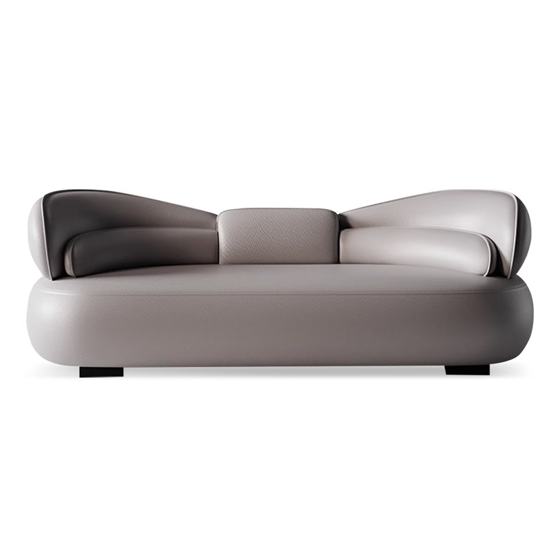 Upholstered Bench, Gray