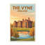 The Vyne, England - Romantic Jacobean Country House Travel Poster. Giclee Print On Wrapped Canvas. Wall Art, Home Decor - Castles & Palaces, England - Wrapped Canvas Print-454211269