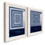 Indigo Tile IV - ensemble de 2 impressions encadrées-314729849-314729844