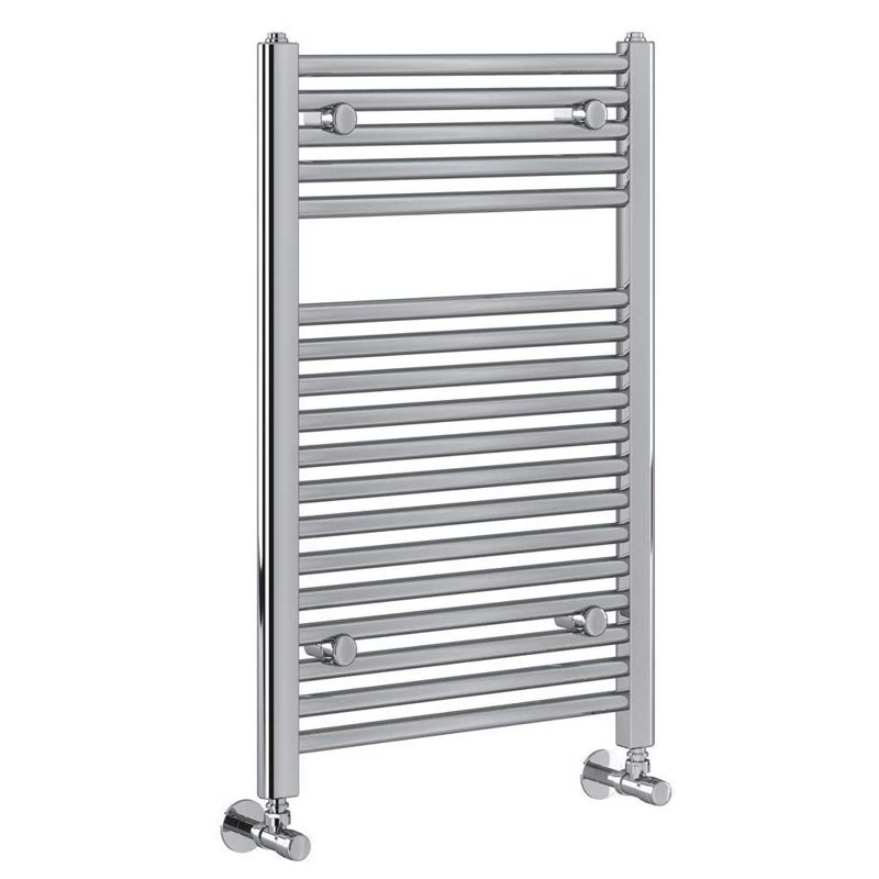 Straight Towel Rail Heated Towel Rails, Chrome, 77cm H x 40cm W x 3cm D
