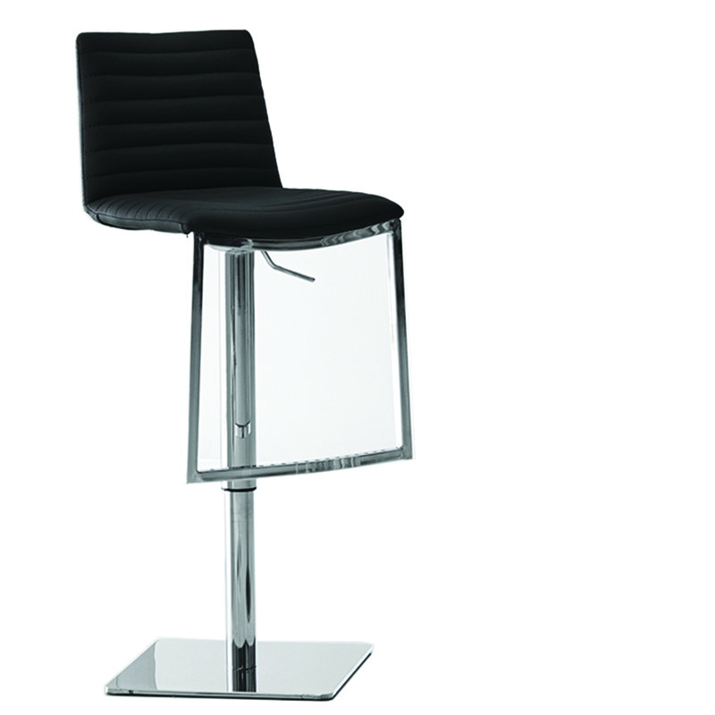Tabouret de bar Dupree, Noir