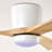 52" Flush Mount Solid Wood Blades Ceiling Fan With Lights Remote Control,Quiet Dc Motor, 6 Speed ,Reversible Ceiling Fan For Patio Living Room, Bedroom, Office,Indoor.-421552548-421552730
